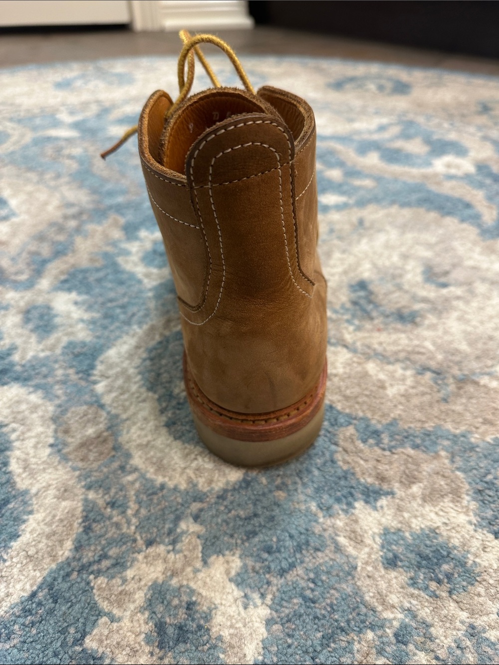 Allen Edmonds Park City Tan Suede Lace-Up Boots - Picture 9 of 13